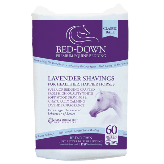Bed-Down Lavender Shavings Horse Bedding 120 Litre