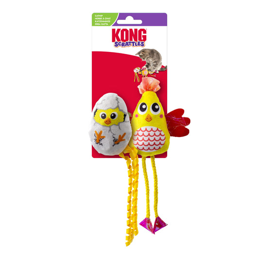 KONG Scrattles Chicken 2-pk - UK9 Petcare