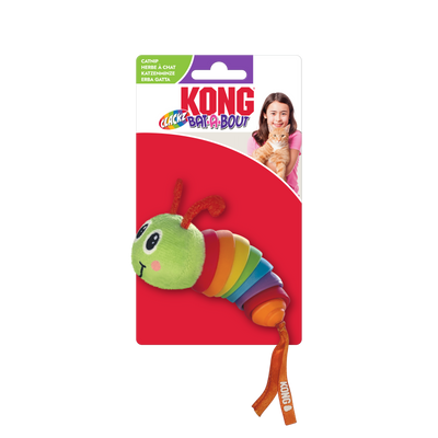 KONG Bat-A-Bout Clackz Caterpillar EU - UK9 Petcare