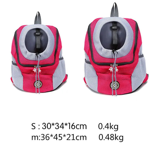 Mesh Double-Shoulder Dog Carrier Backpack EPROLO