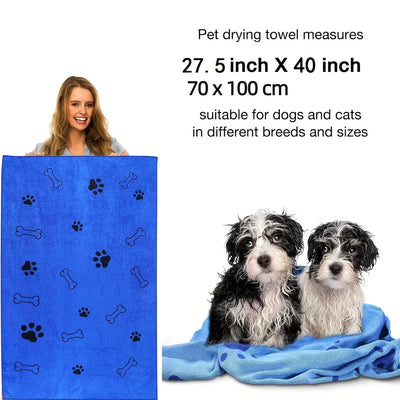 Quick-Dry Absorbent Dog Bath Towel EPROLO
