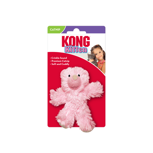 KONG Cat Kitten Teddy Bear (12cm) - UK9 Petcare