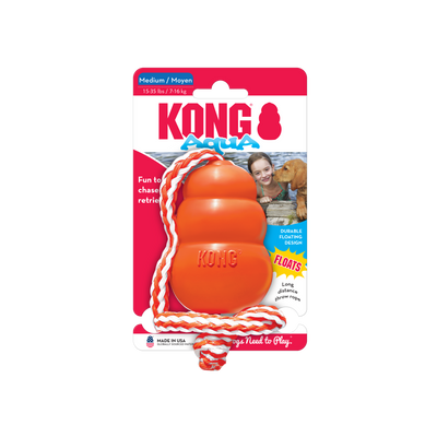 KONG Aqua Medium (8.5cm) Orange - UK9 Petcare