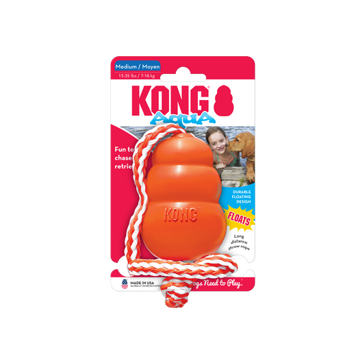 KONG Aqua Medium (8.5cm) Orange - UK9 Petcare