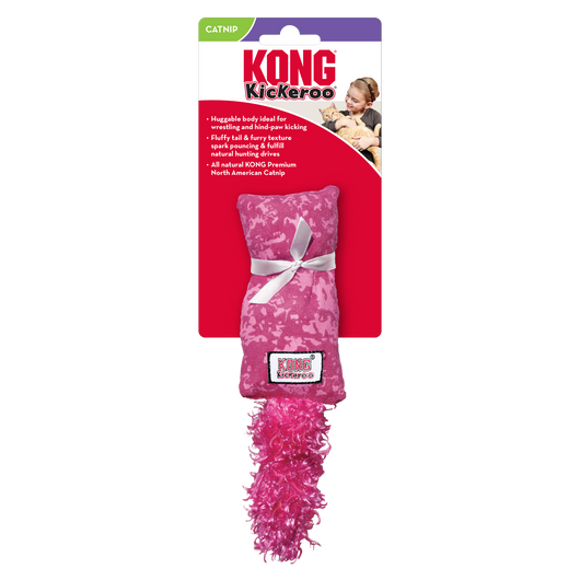 KONG Cat Kickeroo Kitten (21cm) Pink/Blue/Purple - UK9 Petcare