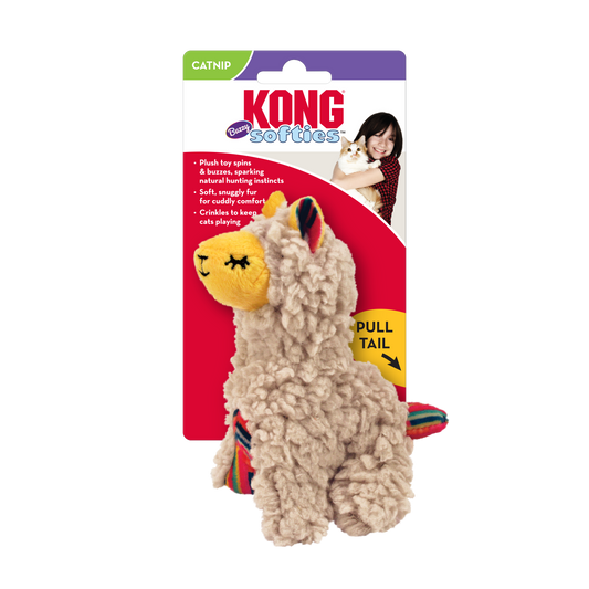 KONG Cat Softies Buzzy Llama - UK9 Petcare