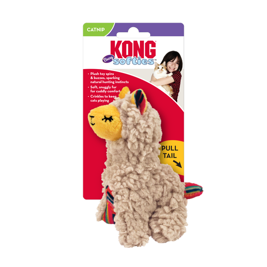 KONG Cat Softies Buzzy Llama - UK9 Petcare
