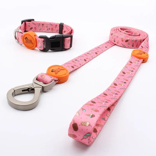 Printed Dog Harness, Collar & Lead Set EPROLO