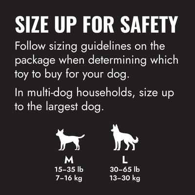 KONG Stuff A Ball Extreme Lg — size up for safety