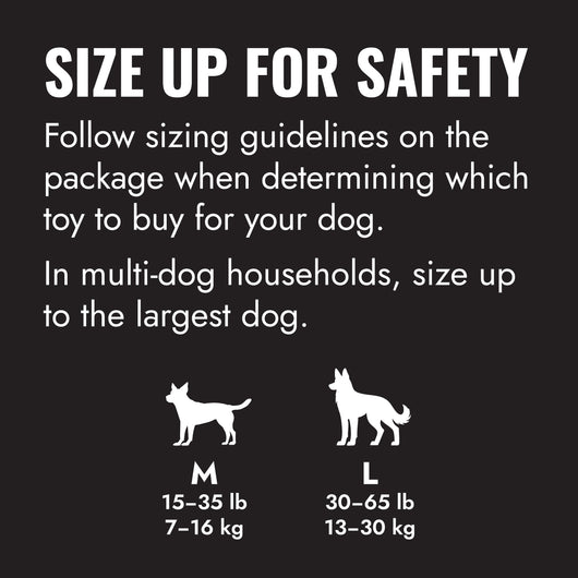KONG Stuff A Ball Extreme Md — size up for safety