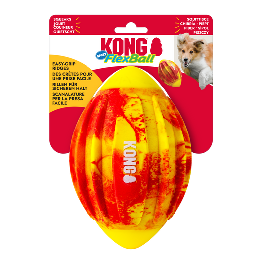 KONG Flexball Sport Football Md EU - UK9 Petcare