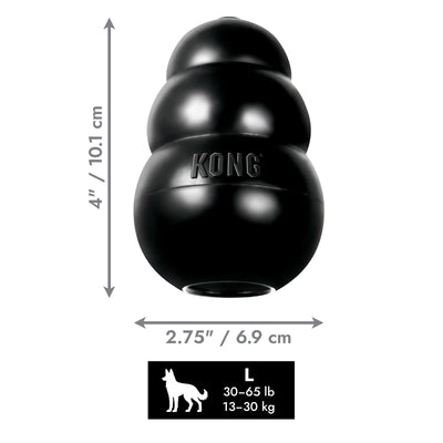 KONG Extreme Large (10cm) Black — dimensions