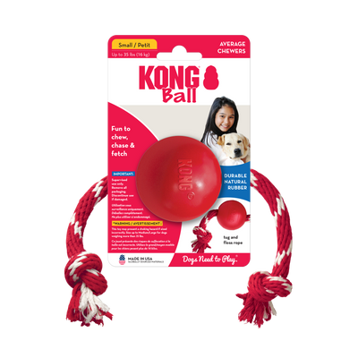 KONG Ball with Rope - UK9 Petcare