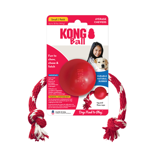 KONG Ball with Rope - UK9 Petcare