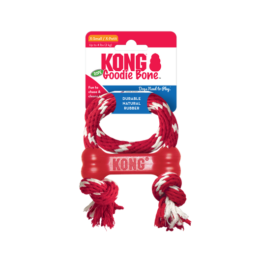 KONG Goodie Bone X-Small w/Rope - UK9 Petcare