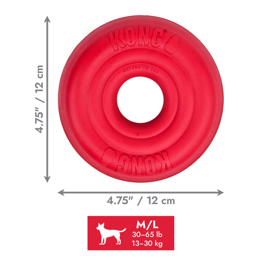 KONG Donut Md/Lg — dimensions