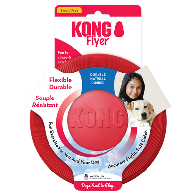 KONG Flyer Small (17.5cm) Red - UK9 Petcare