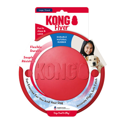 KONG Flyer Large (24cm) Red - UK9 Petcare