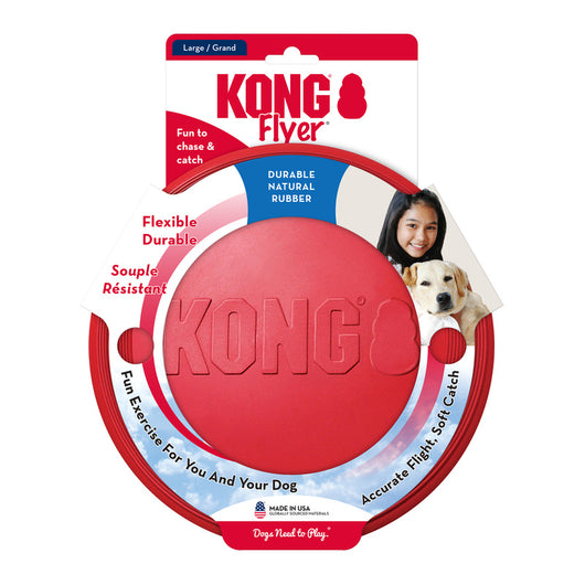 KONG Flyer Large (24cm) Red - UK9 Petcare