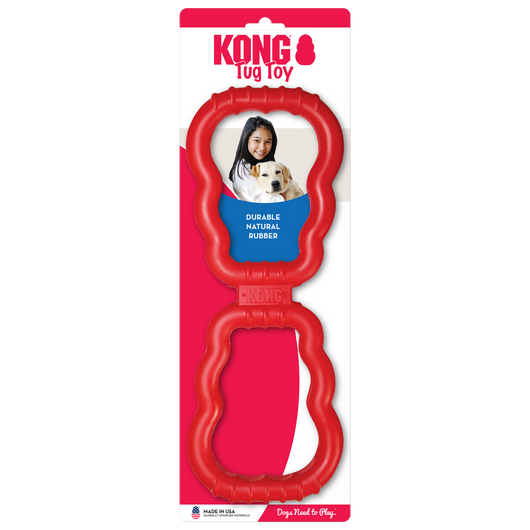 KONG Tug (32cm) Red/Black - UK9 Petcare