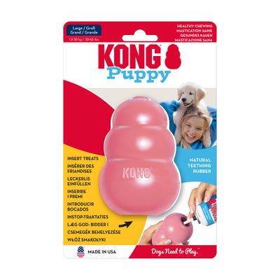 KONG Puppy Large (10cm) Blue/Pink — packaging