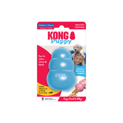 KONG Puppy Medium (8.5cm) Blue/Pink - UK9 Petcare