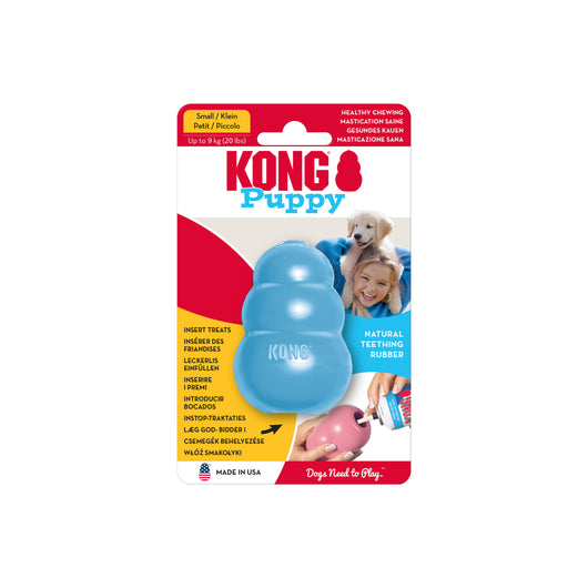 KONG Puppy Small (7cm) Blue/Pink — packaging