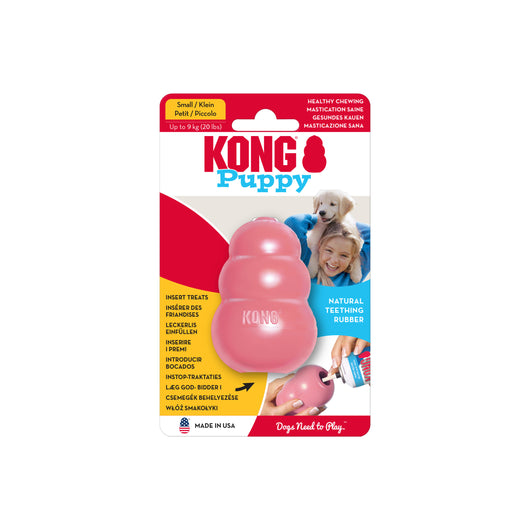 KONG Puppy Small (7cm) Blue/Pink — packaging