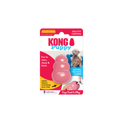KONG Puppy X-Small (5.5cm) Blue/Pink - UK9 Petcare