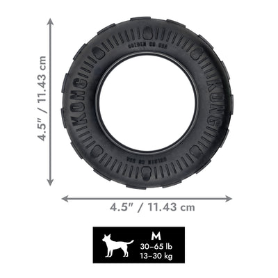 KONG Traxx Medium/Large (11cm) Black — dimensions