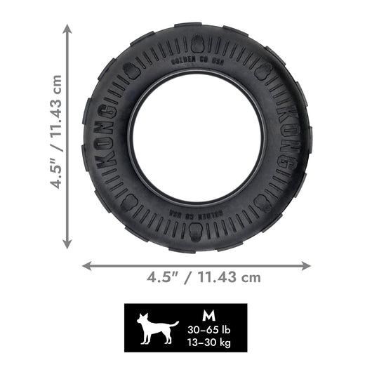 KONG Traxx Medium/Large (11cm) Black — dimensions
