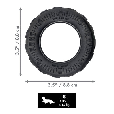 KONG Traxx Small (9cm) Black — dimensions