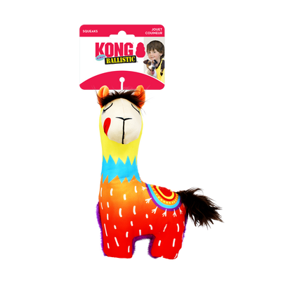 KONG Ballistic Vibez Llamas Assorted Sm/Md Oct - UK9 Petcare