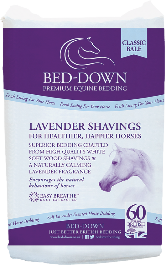Bed-Down Lavender Shavings Horse Bedding 120 Litre