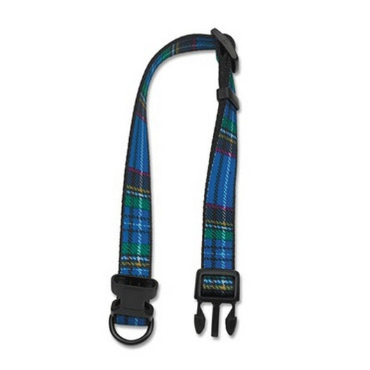 Ancol Tartan Adjustable Blue Dog Collar 45 - 70cm Ancol