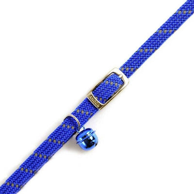 Ancol Reflective Blue Soft Weave Cat Collar Ancol
