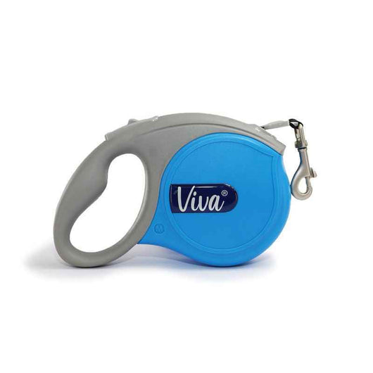 Ancol Viva Retractable Tape Dog Lead Blue Medium 5m Ancol