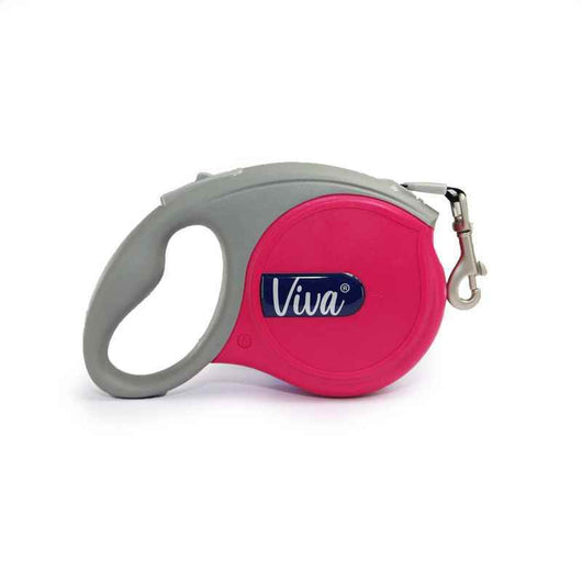 Ancol Viva Retractable Tape Dog Lead Pink Medium 5m Ancol