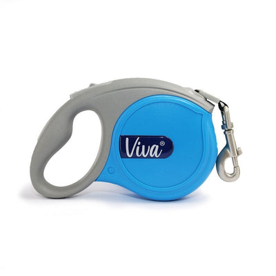 Ancol Viva Retractable Tape Dog Lead Blue Large 5m Ancol