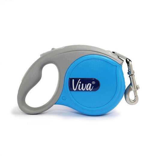 Ancol Viva Retractable Tape Dog Lead Blue Large 5m Ancol
