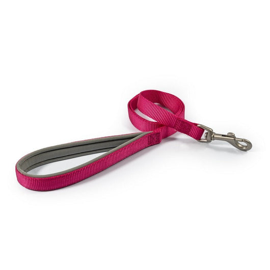 Ancol Viva Nylon Padded Snap Lead Raspberry 19mm x 1m Ancol