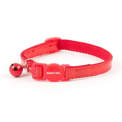 Ancol Reflective Gloss Red Cat Collar Ancol