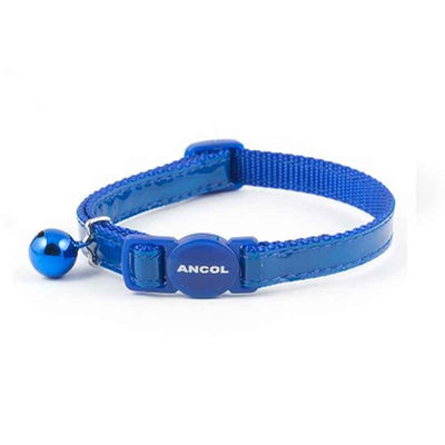 Ancol Reflective Gloss Blue Cat Collar Ancol