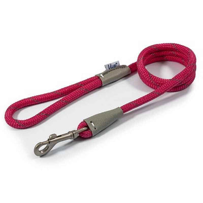 Ancol Viva Rope Reflective Snap Lead Pink 10mm x 1.07m Ancol
