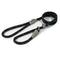 Ancol Viva Rope Reflective Slip Lead Black 10mm x 1.2m