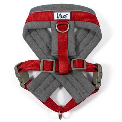 Ancol Viva Padded Dog Harness Red 36-42cm Ancol