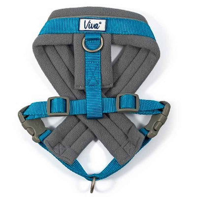 Ancol Viva Padded Dog Harness Blue 36-42cm Ancol
