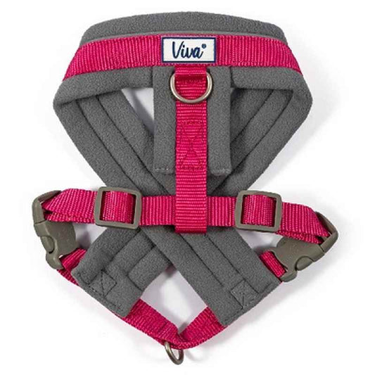 Ancol Viva Padded Dog Harness Pink 41-53cm Ancol