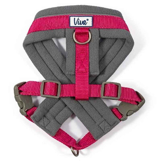 Ancol Viva Padded Dog Harness Pink 41-53cm Ancol