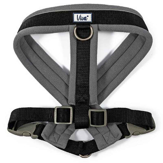 Ancol Viva Padded Dog Harness Black 52-71cm Ancol